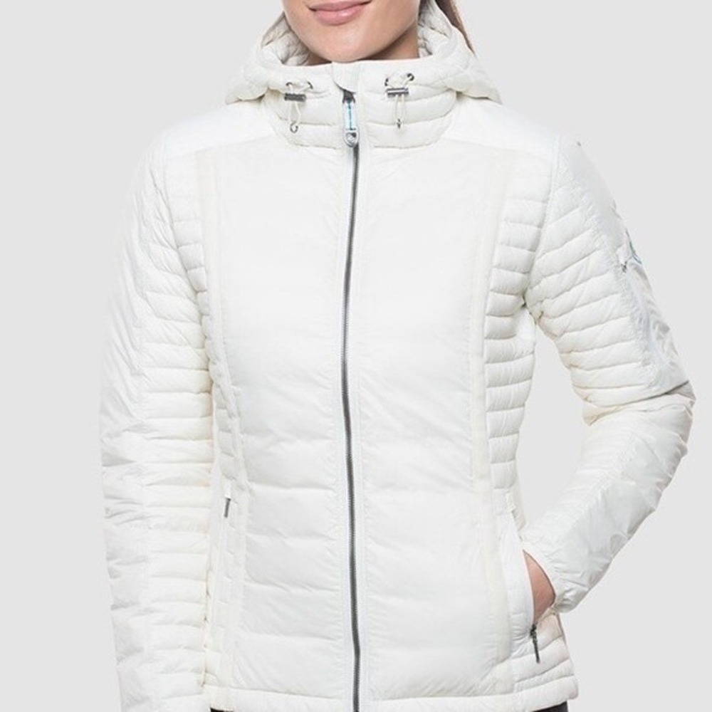 KUHL Women's‎ Spyfire Hoody Jacket - IVORY - SIZE XL